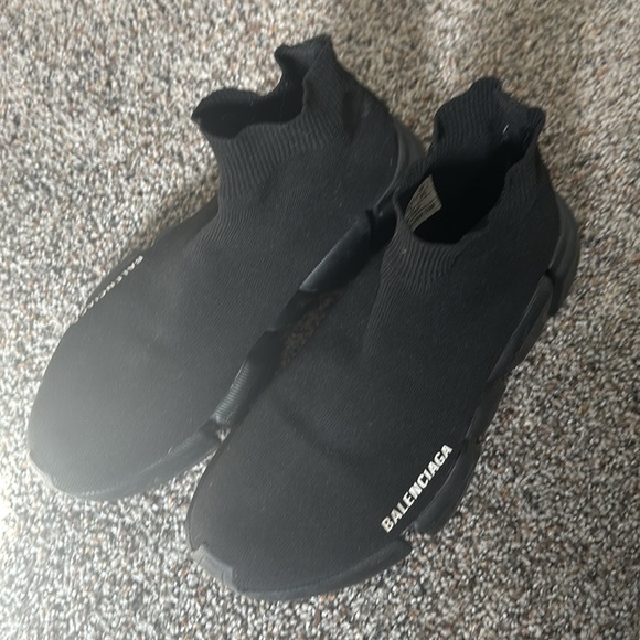 Balenciaga Black Speed Trainers - Picture 3 of 4